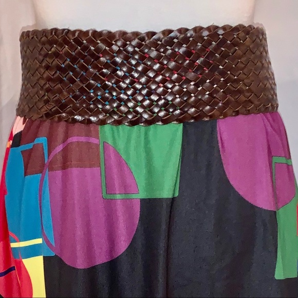 [Jessica Simpson] Woven Wide Leather Belt - Medium - Picture 2 of 3